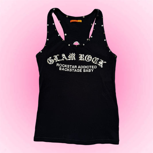 Black Y2k Top (M)