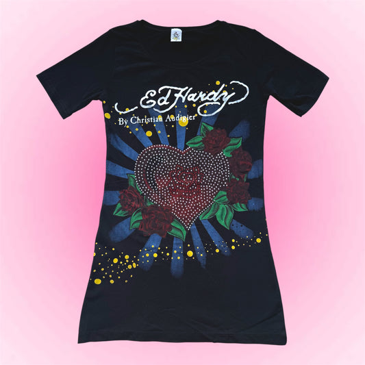 Black Ed Hardy T-Shirt (M)