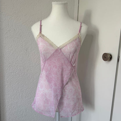 Pastel Pink Floral Cami (S)