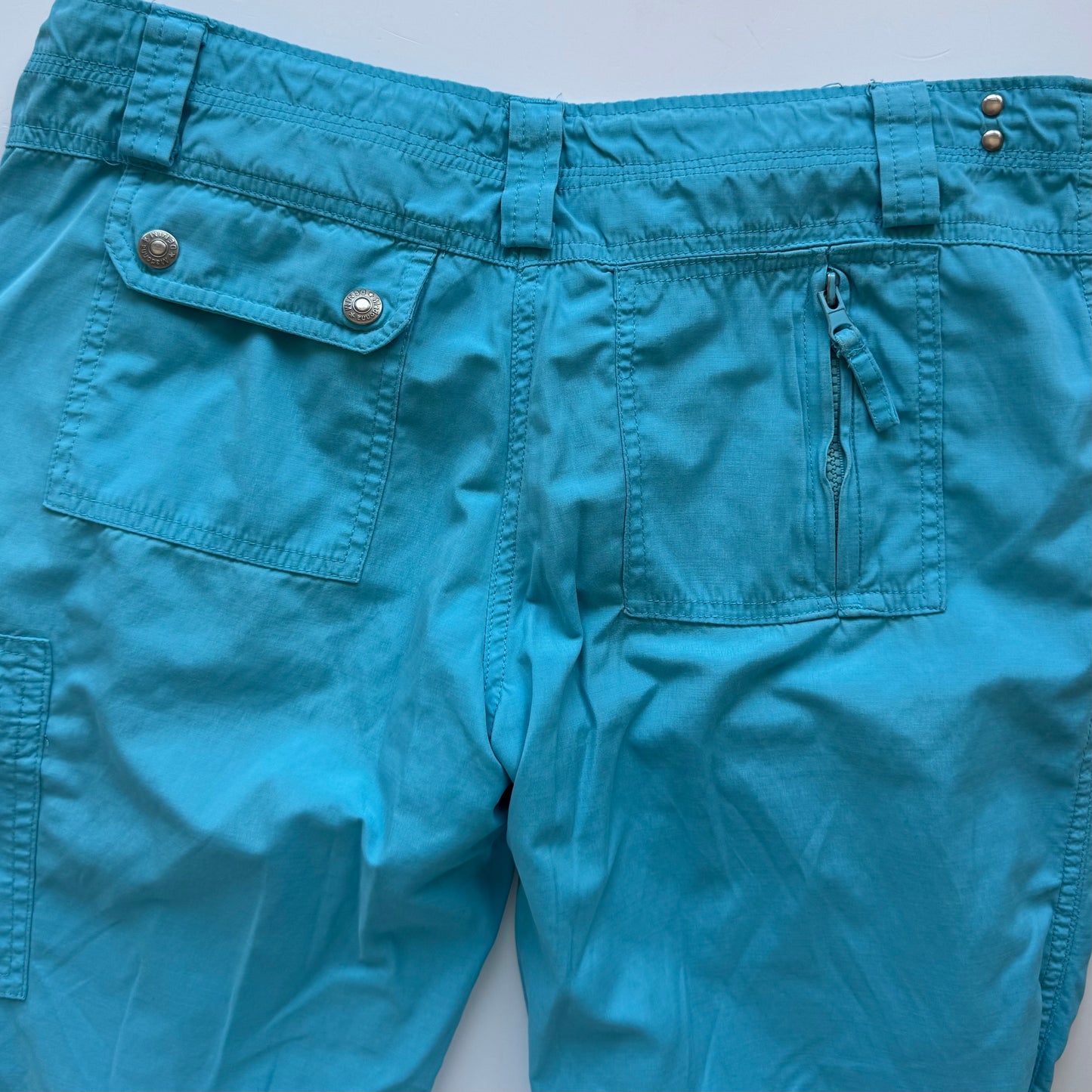 Turquoise Wide Leg Pants (M)