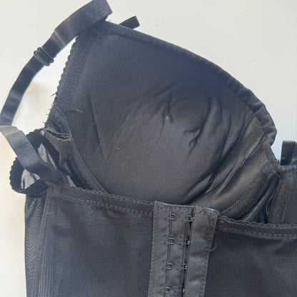 Black vintage corset (85B/C)