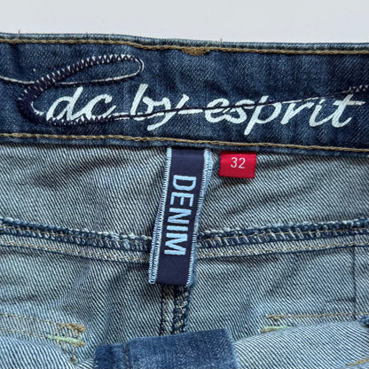 Vintage Denim Mini Skirt (S)