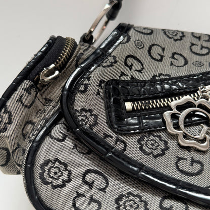 Grey Y2k shoulder bag