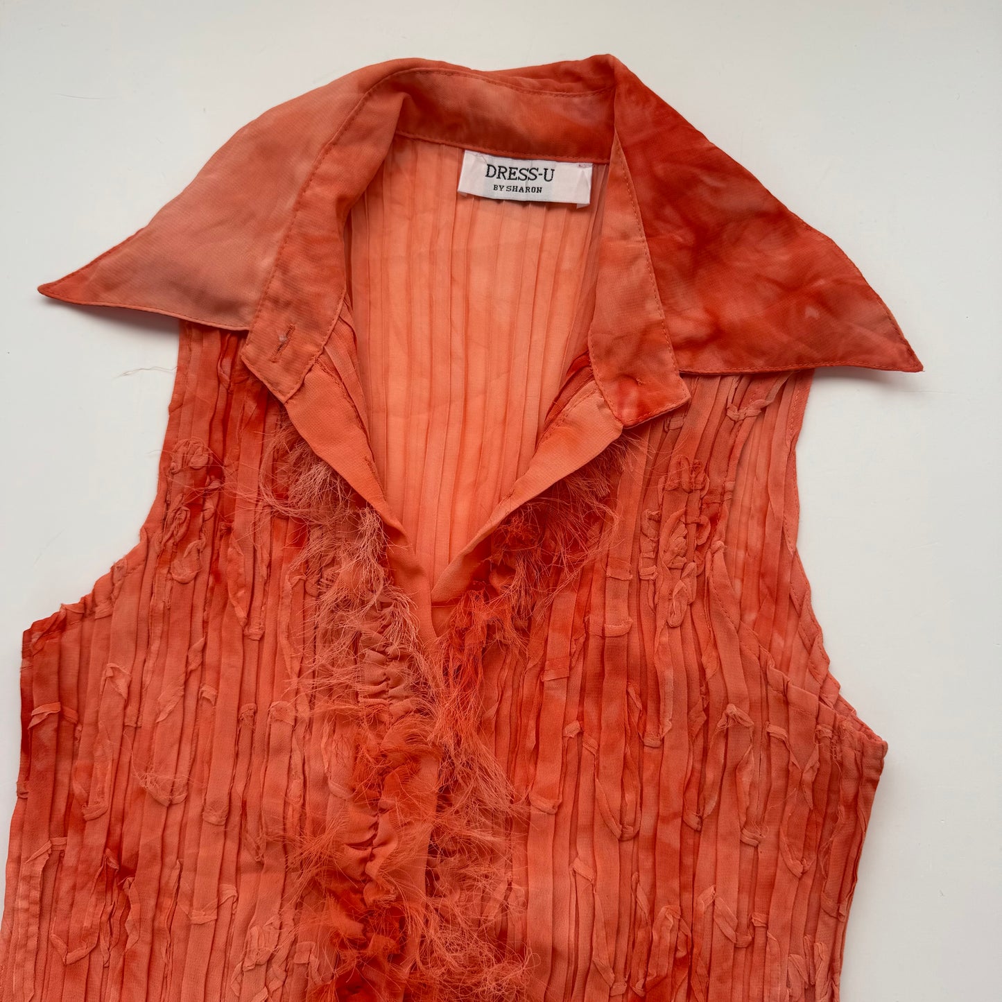 Orange Sleeveless Top (S)