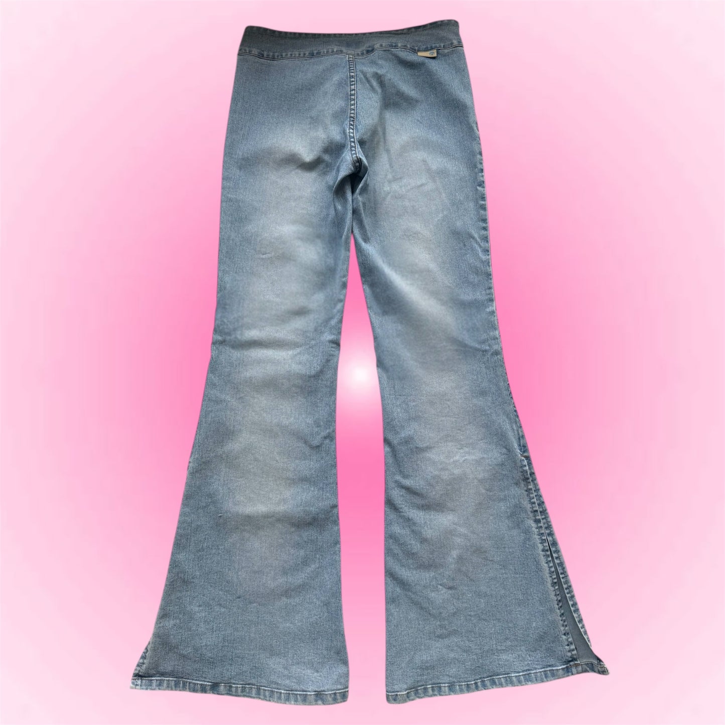 Flared Y2k belt jeans (S)