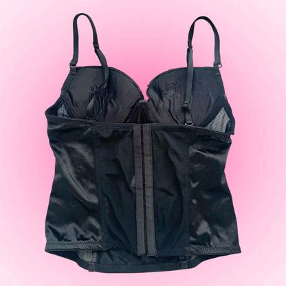 Black rhinestone corset (75B)