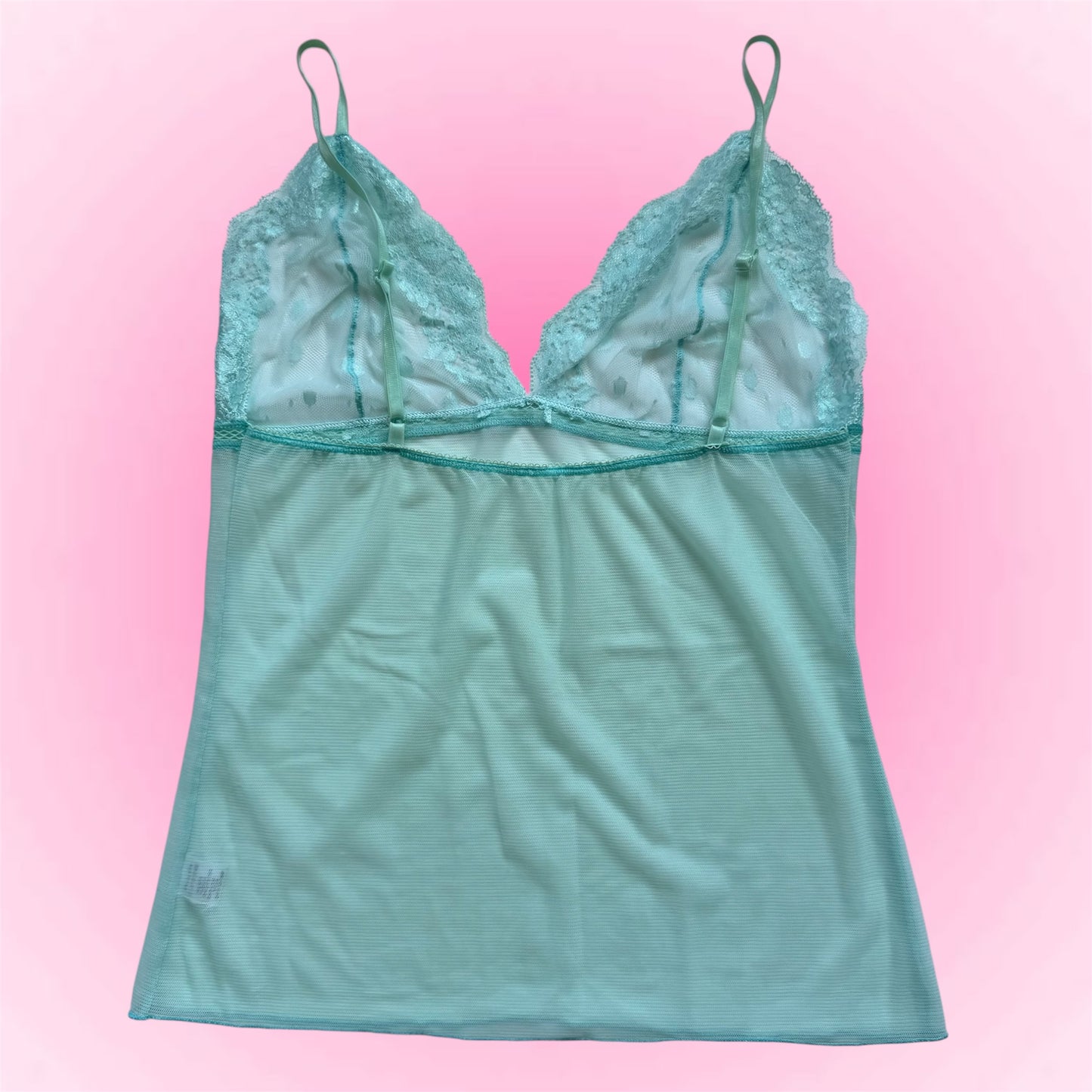 Blue mesh Top (M)