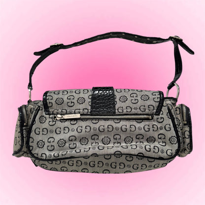 Grey Y2k shoulder bag