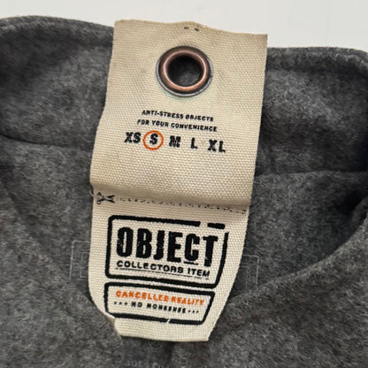 Grey Tailored Wool Coat (S)