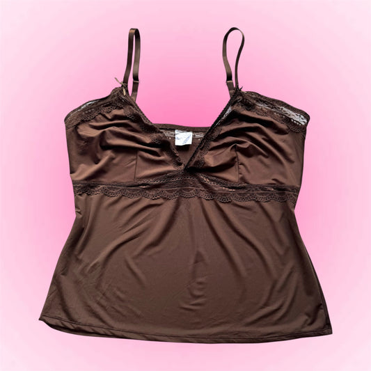 Brown cami top (L-XL)