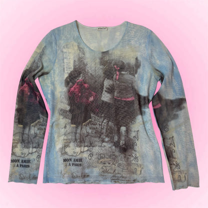 Blue Vintage Longsleeve (L)