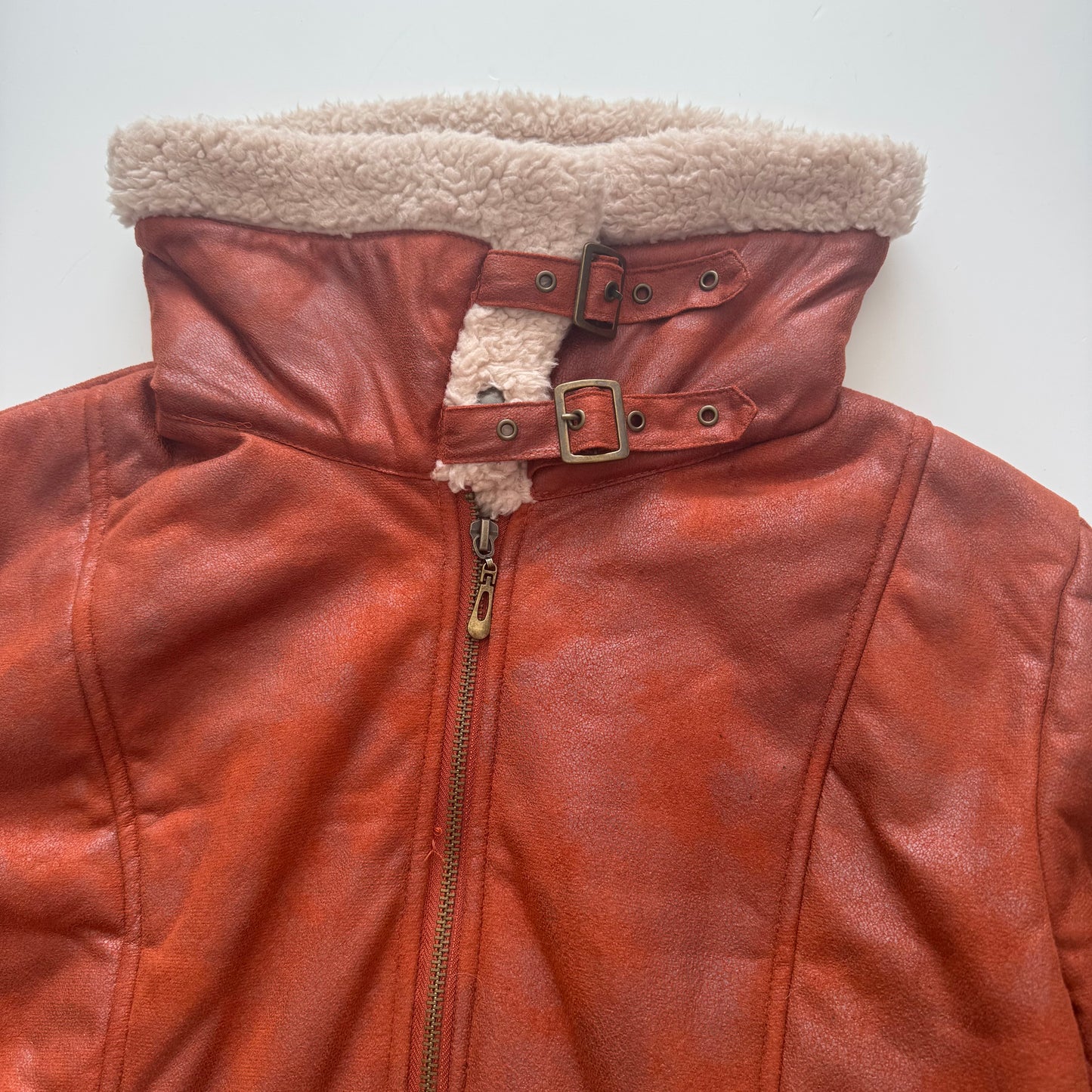 Orange Y2k Jacket (S)
