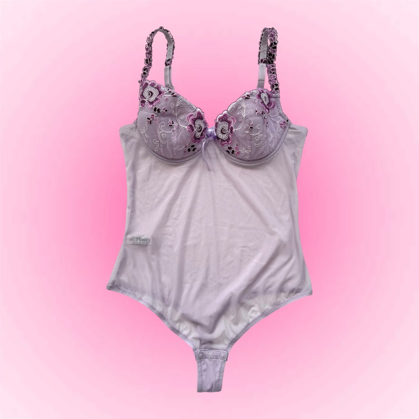Purple designer bodysuit (S)- Deadstock
