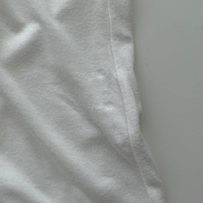 White Ruched Coquette Tshirt (M)