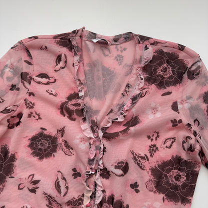 Sheer Floral Longsleeve (M)