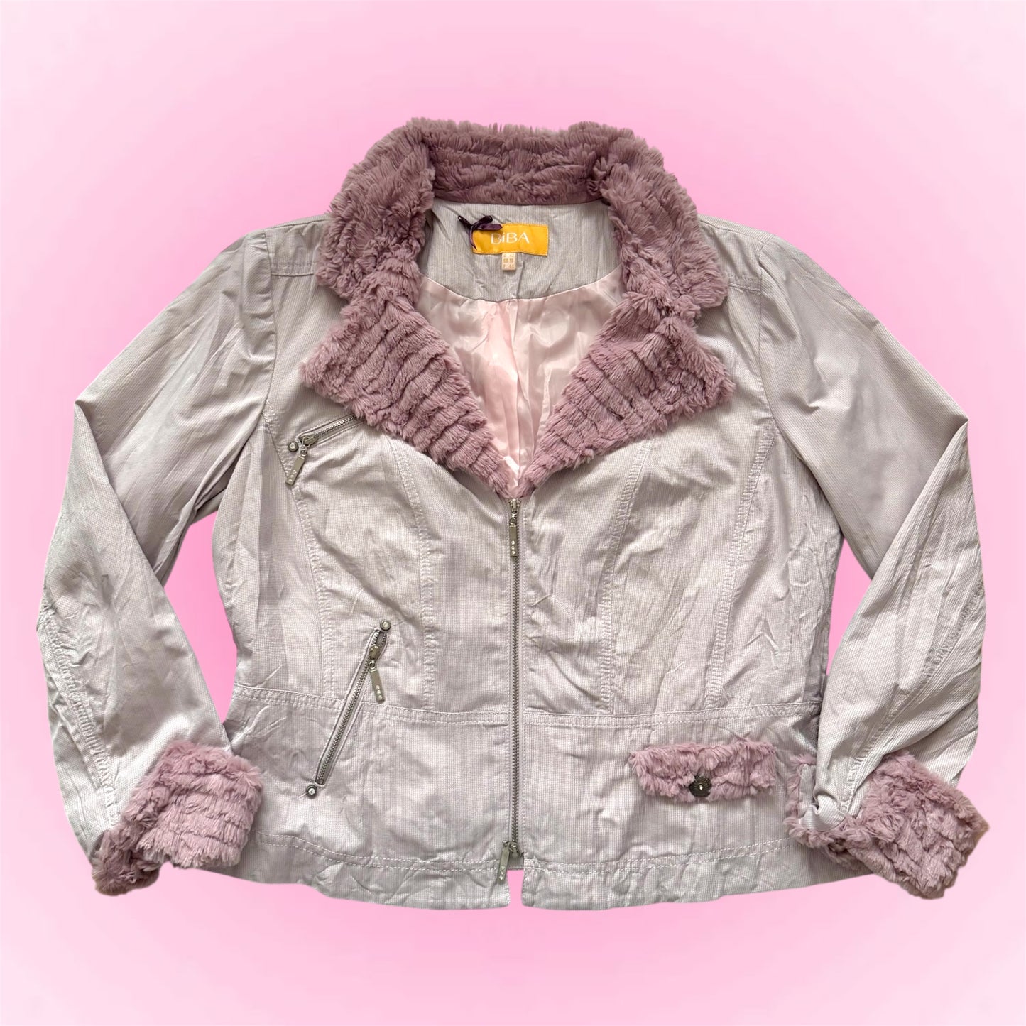 Pink Y2k jacket (S)