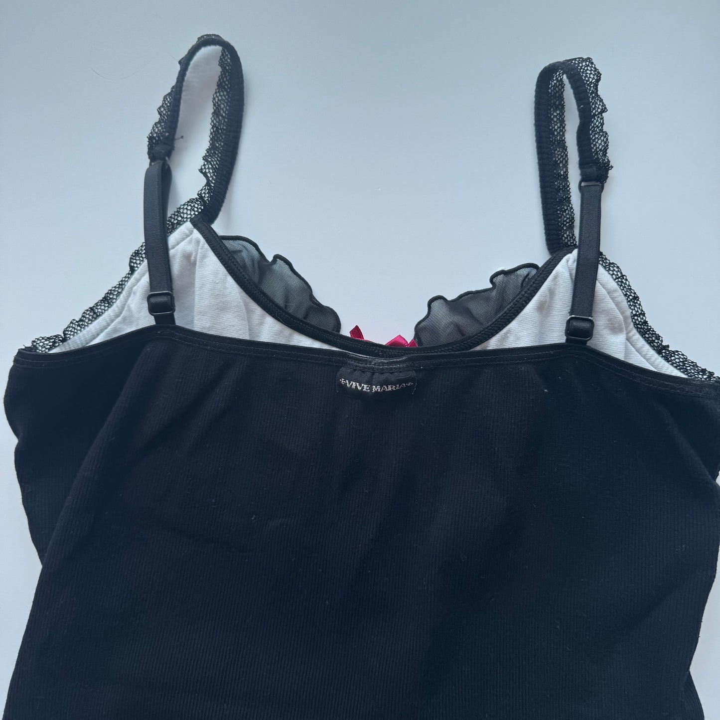 Black coquette Vive Maria Top (S)
