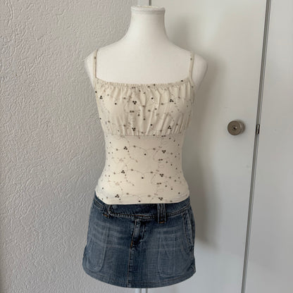 Cream Y2K Cami Top (S)