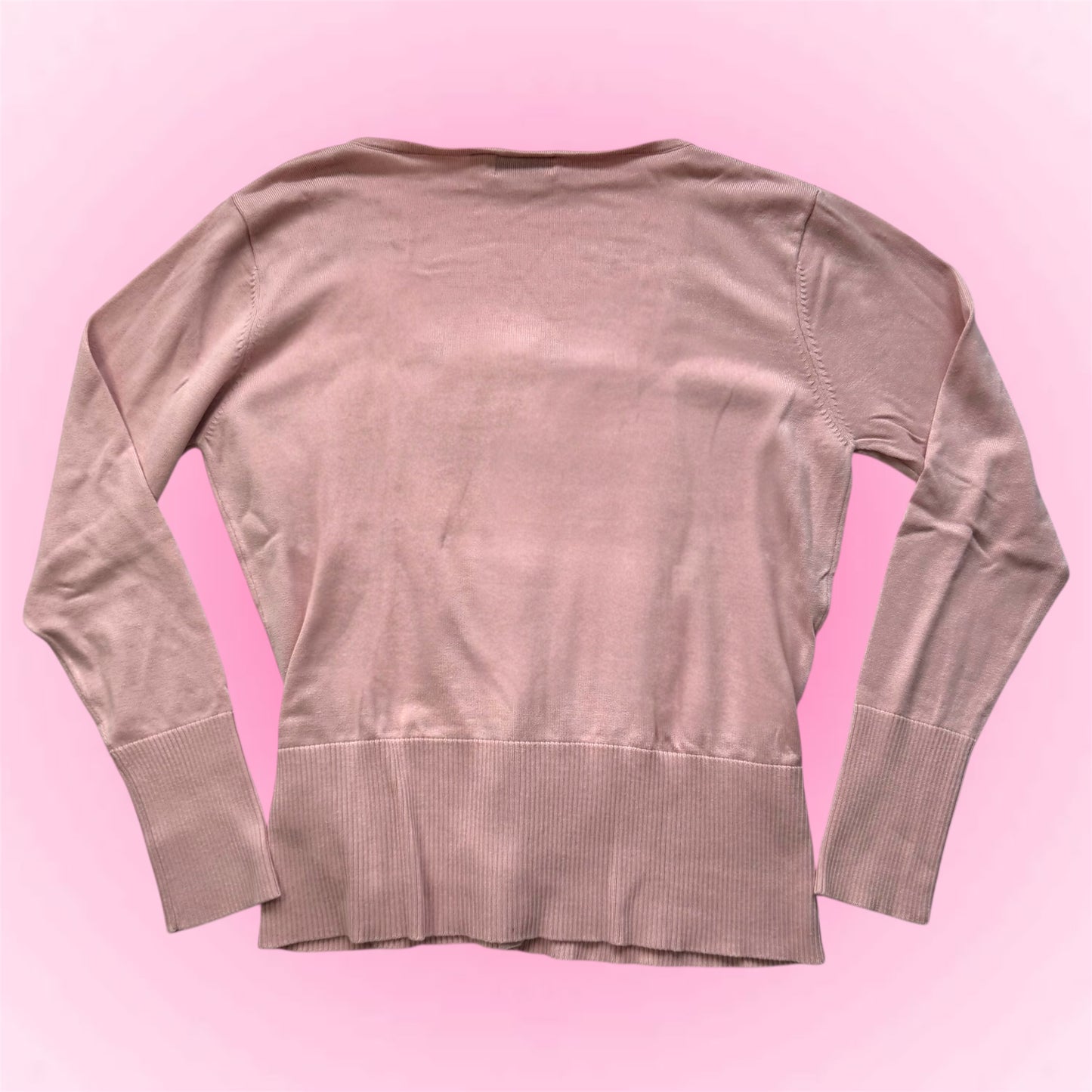 Pink coquette cardigan (L)