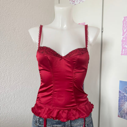 Beautiful red corset (XS)