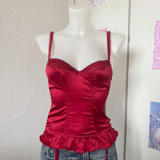 Beautiful red corset (XS)