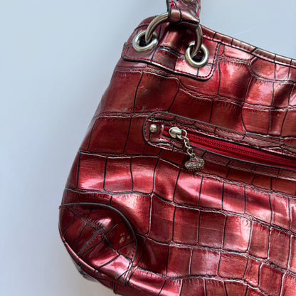 Vintage Red Shoulder Bag Kathy Van Zeeland