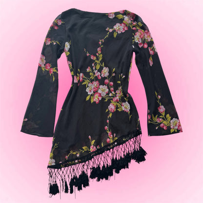 Beautiful black longsleeve (S)