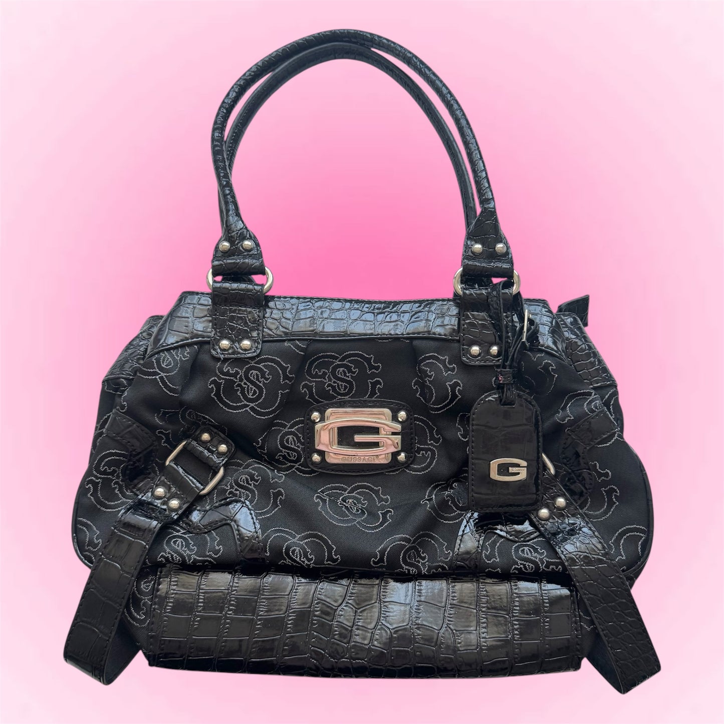 Black Y2K Shoulder Bag