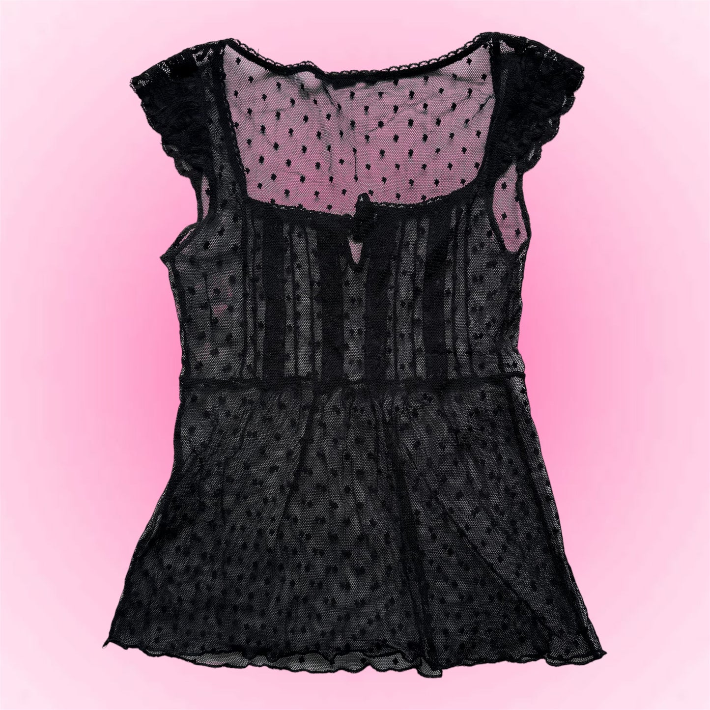Black Babydoll Tshirt (XS/S)