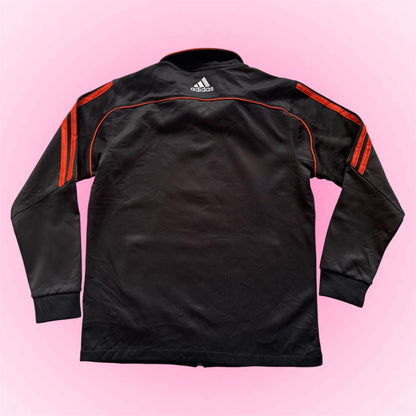 Black/orange Adidas jacket (S)