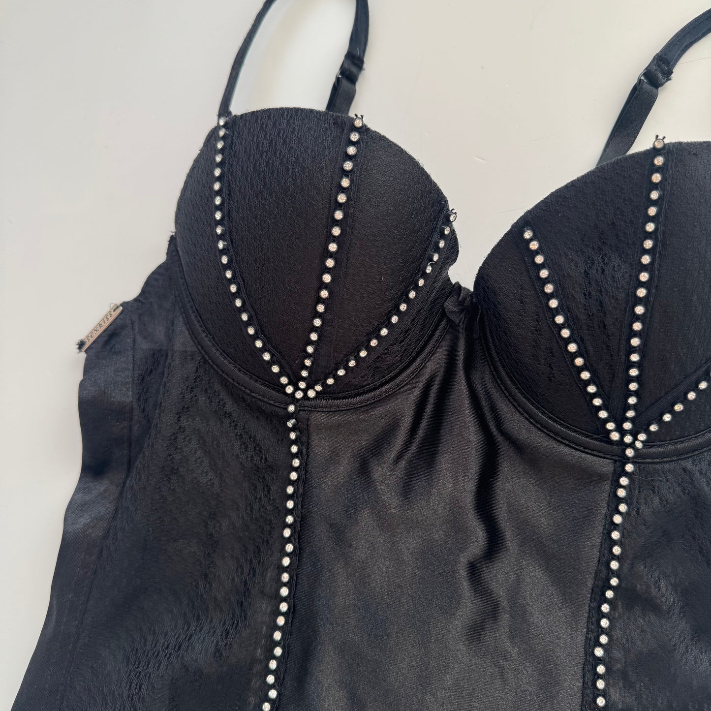 Black rhinestone corset (75B)