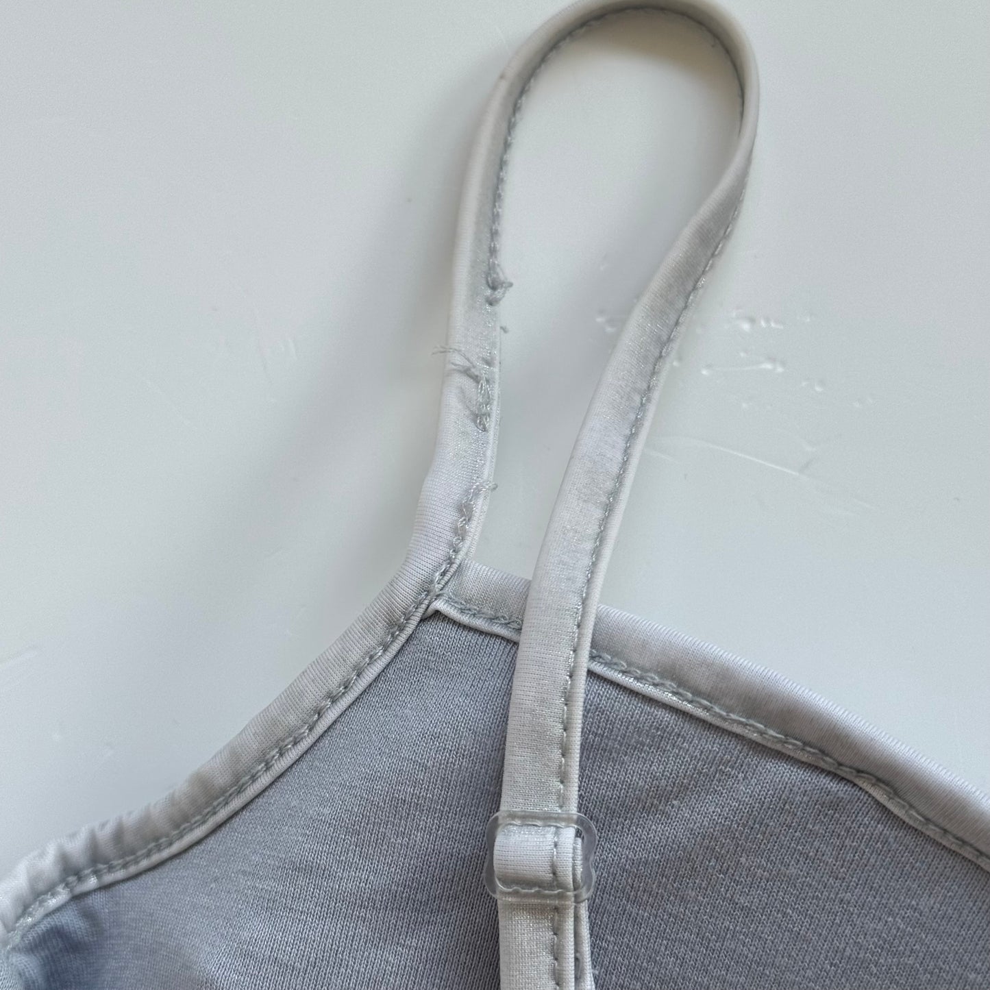 Silver Sequin Top (M)
