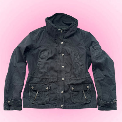 Black Vintage Utility Jacket (S/M)