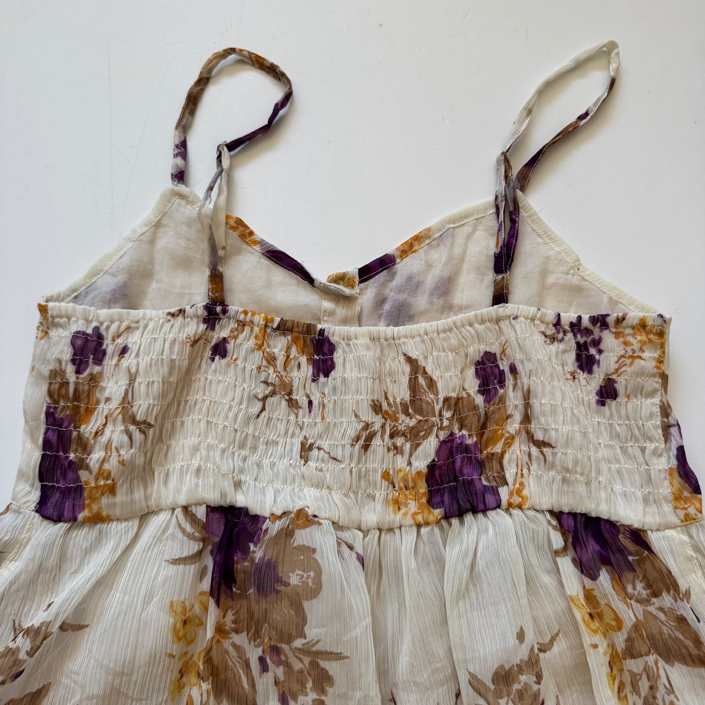 Floral Fairycore Vintage Dress (M)