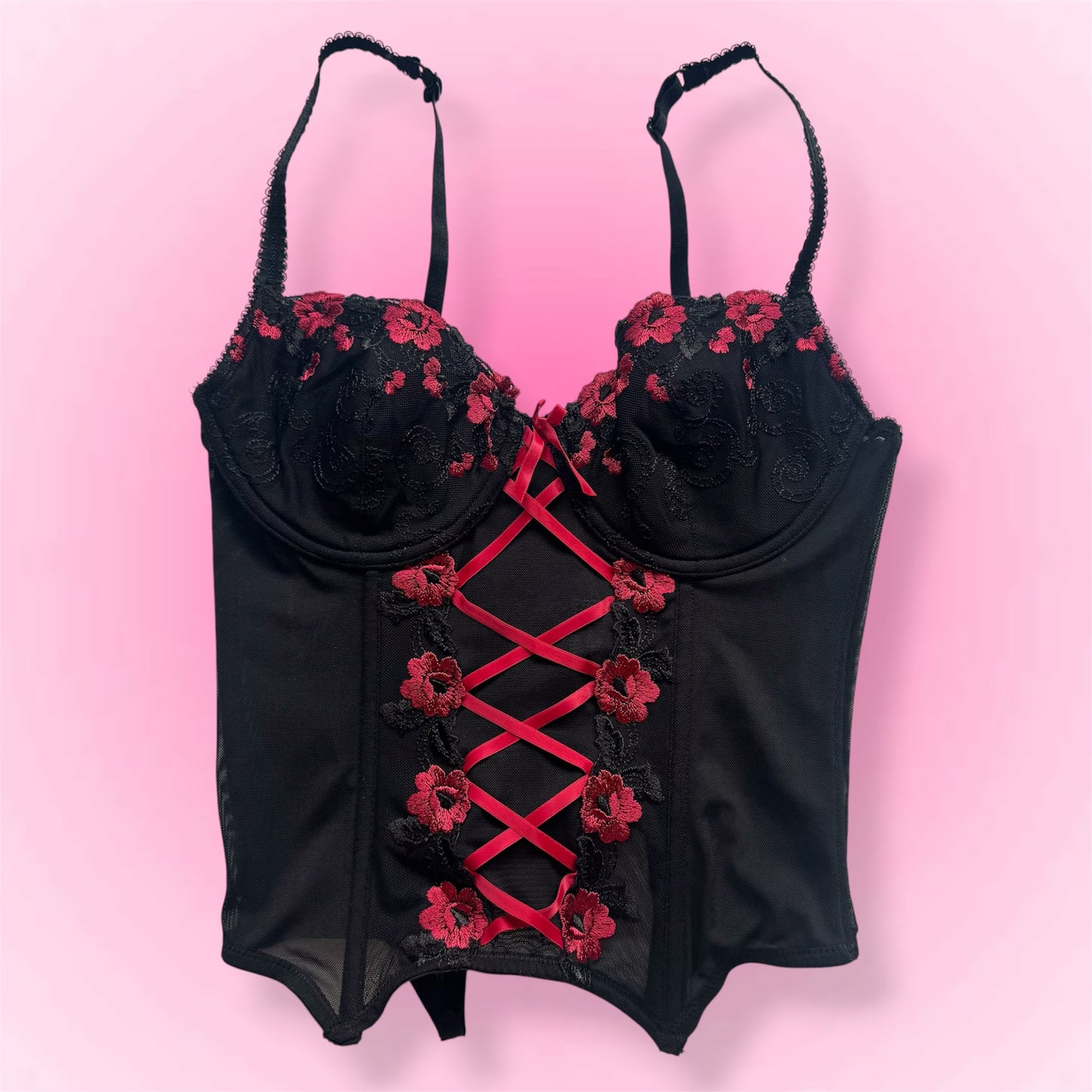 Black Lace Corset Top (80B)