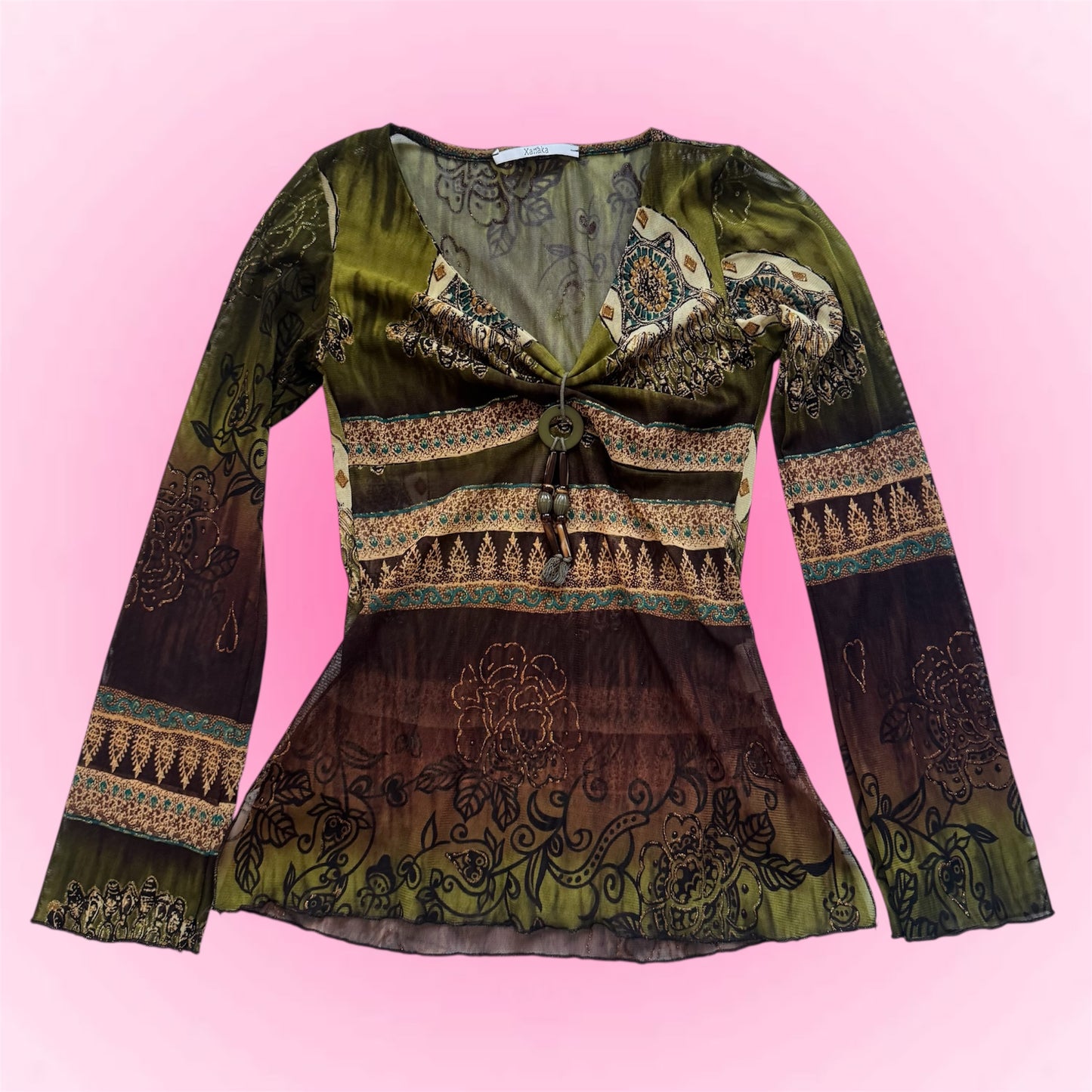 Sheer Boho Longsleeve (S)