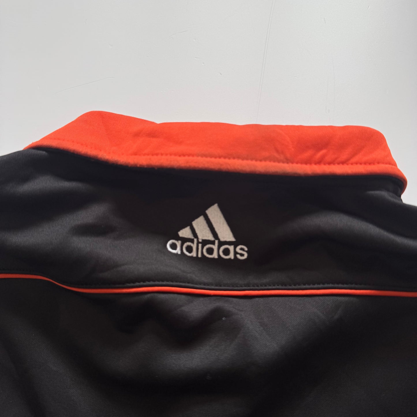 Black/orange Adidas jacket (S)