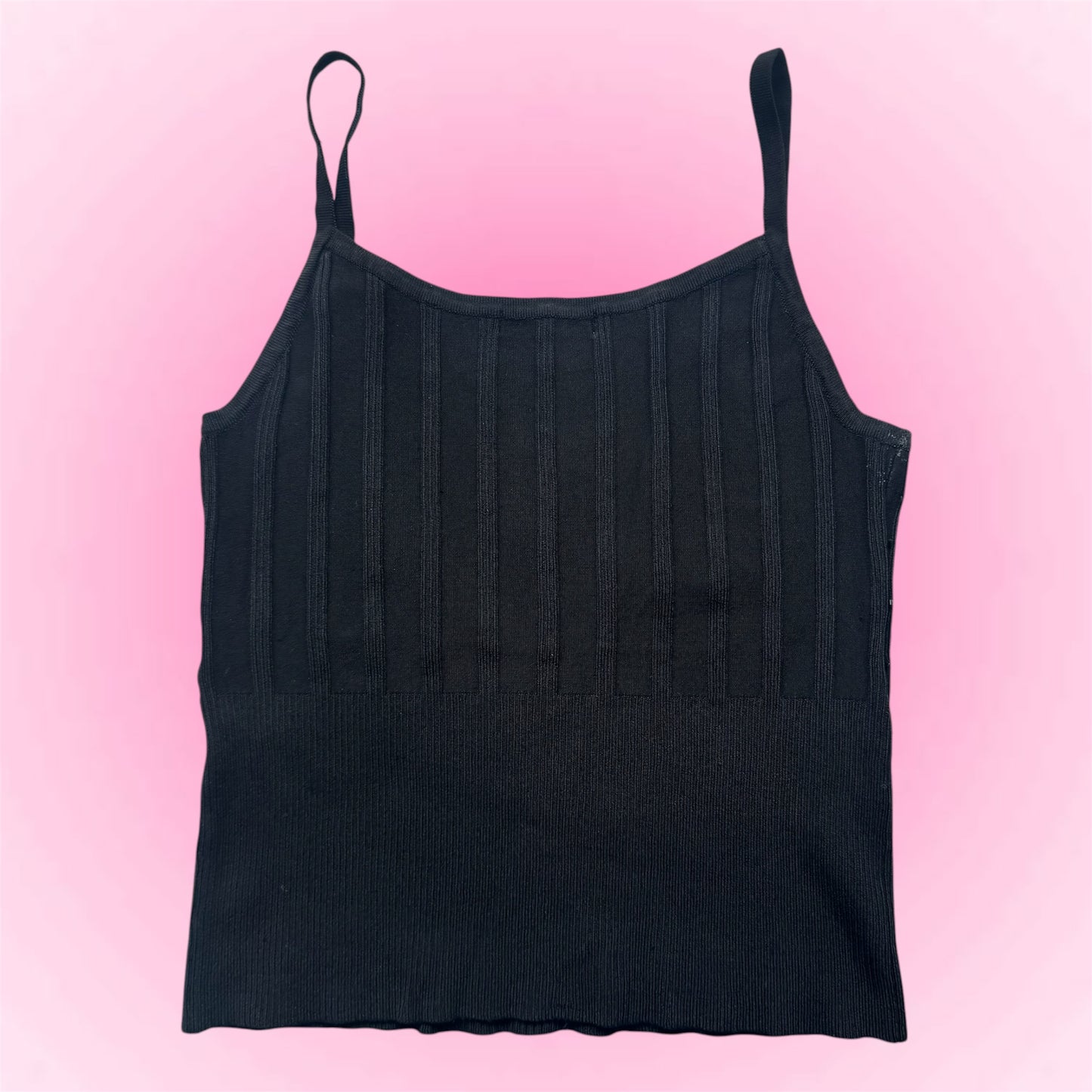 Ribbed Pearl Tank Top (XS)