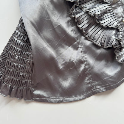 Silver Ruffled Camisole (XS)