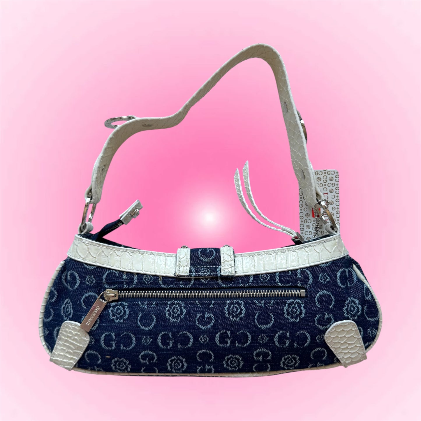 Gussaci Denim Shoulder Bag | New with tags
