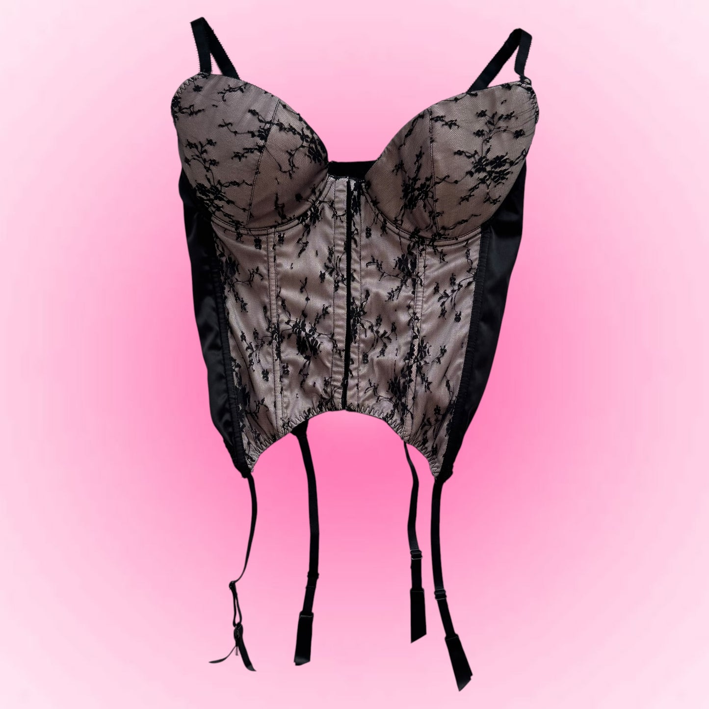 Black Lace Corset (85C)