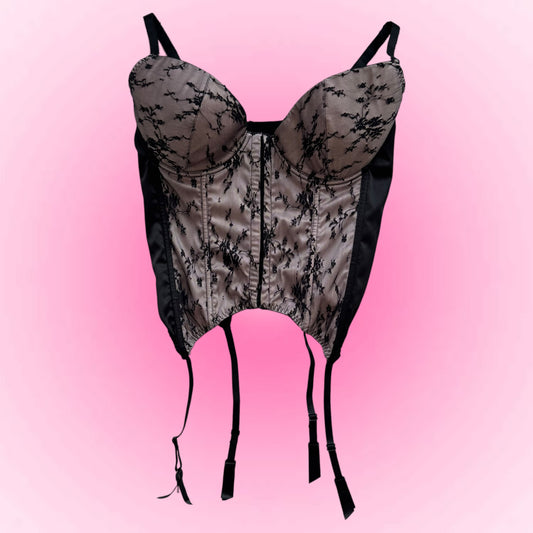 Black Lace Corset (85C)