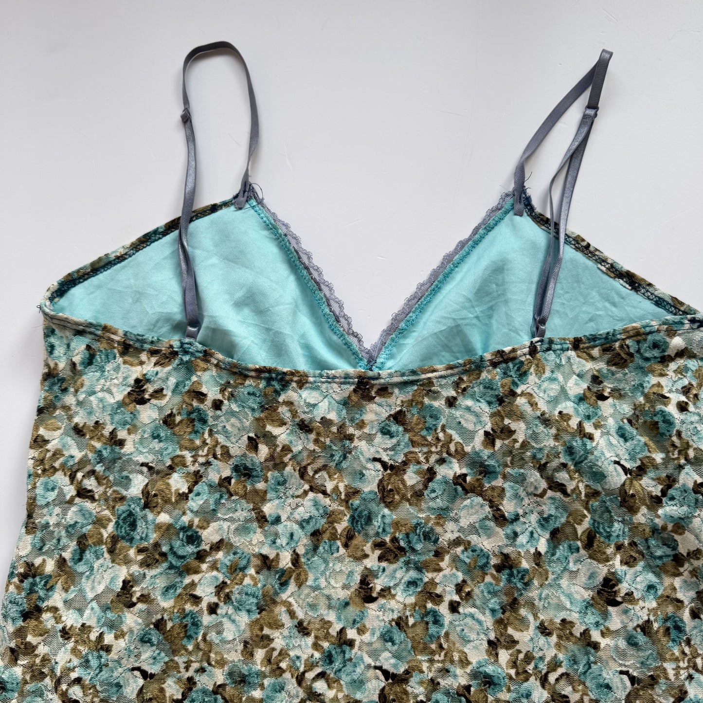 Blue Floral Cami Top (M)