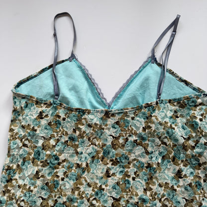 Blue Floral Cami Top (M)