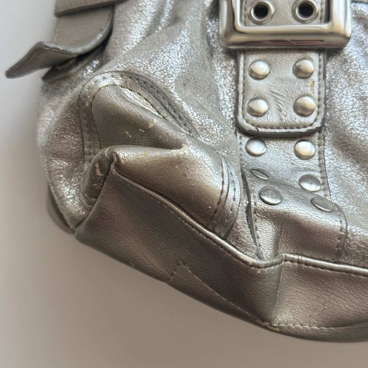 Silver Y2k Shoulder Bag
