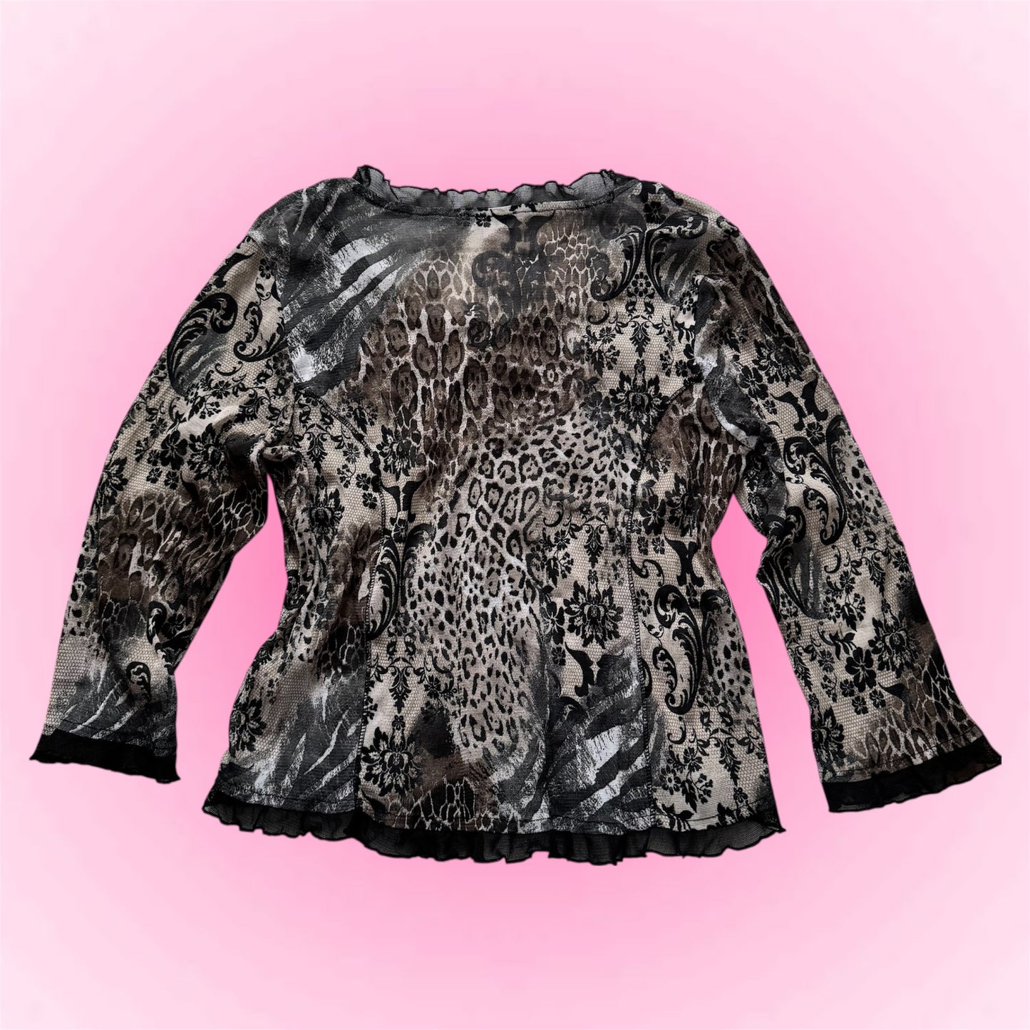 Black button up longsleeve (M)