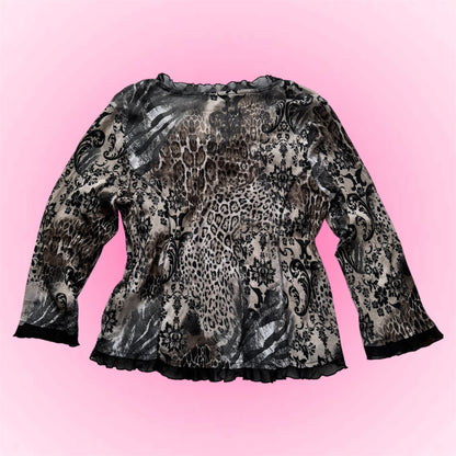 Black button up longsleeve (M)