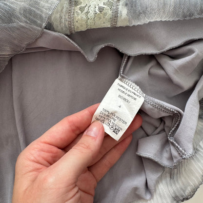 Grey coquette longsleeve (S/M)