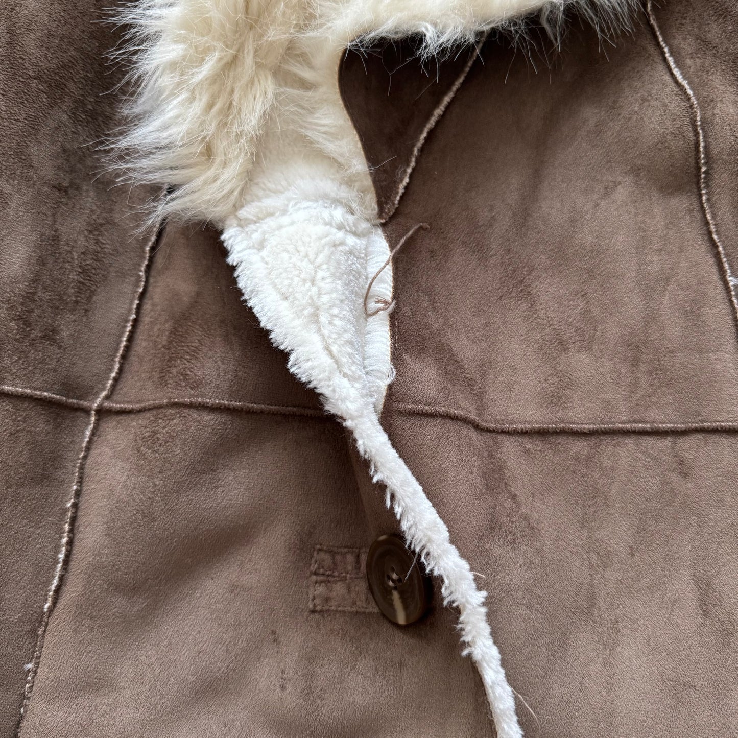 Brown afghan coat (L)