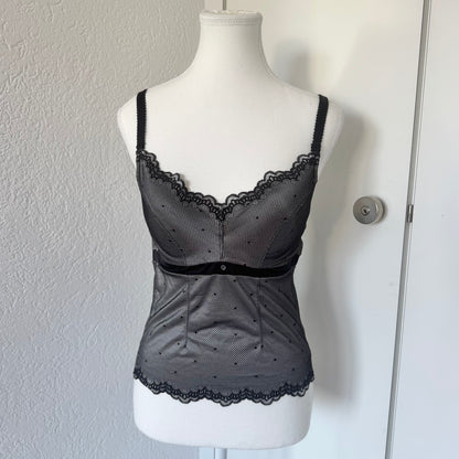 Black Y2k Corset Top (80B)
